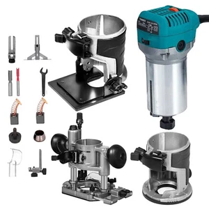 Rifilatore Elettrico 710W 30000RPM Rifilatrice per Legno con Base Affondamento - Imagen 1 de 12