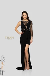 Terani Couture 1913P8392 Evening Dress ~LOWEST PRICE GUARANTEE~ NEW Authentic - Picture 1 of 3