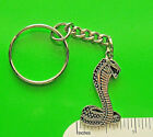 COBRA SNAKE  - keychain , keychain GIFT BOXED two sided (silver tone)