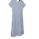 Just Fashion Now Blue Striped Maxi Dress. Sz S