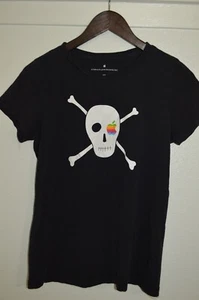 Apple Computers T-Shirt Piraten Logo Totenkopf Crossbones Store DAMEN SMALL - Bild 1 von 6