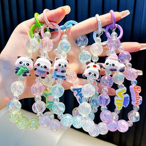 Beaded Phone Strap Panda Phone Bracelet Strap Anti Theft Phone Strap enjoyment - Photo 1 sur 5
