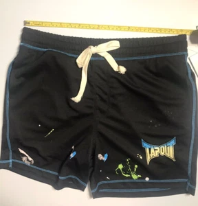 Seltene TAPOUT schwarze Fitness-Trainingsshorts Taschen verstellbar Größe L neu mit Etikett unverbindliche Preisempfehlung des Herstellers 29,99 $ - Bild 1 von 8