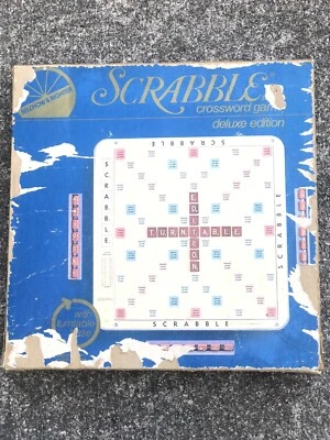 Scrabble Turntable Deluxe Edition Selchow & Righter Vintage 1977 Complete - Image 1 of 4