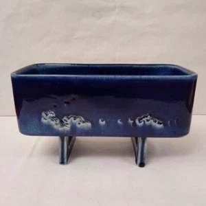 Vintage Japanese-made ceramic bonsai water basin with legs Used Item - Picture 1 of 19