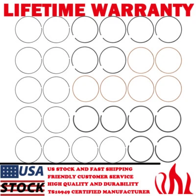 Anillos de pistón para Chrysler 300 Pacifica Dodge Avenger Challenger 2011-2021 3,6 L Foto 1 de 4