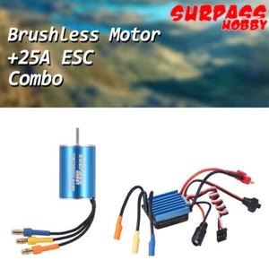 SURPASS HOBBY RC Car 2435 4800KV Sensorloser Bürstenloser Motor 25A ESC Combo - Picture 1 of 9