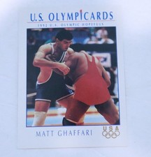 1992 Impel U.S. Olympic Hopefuls #104 Matt Ghaffari Weightlifting