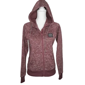 Billabong Women's Purple Full Zip Heavy Hoodie Fleece Lined Size XSm Pre-Owned - Picture 1 of 7