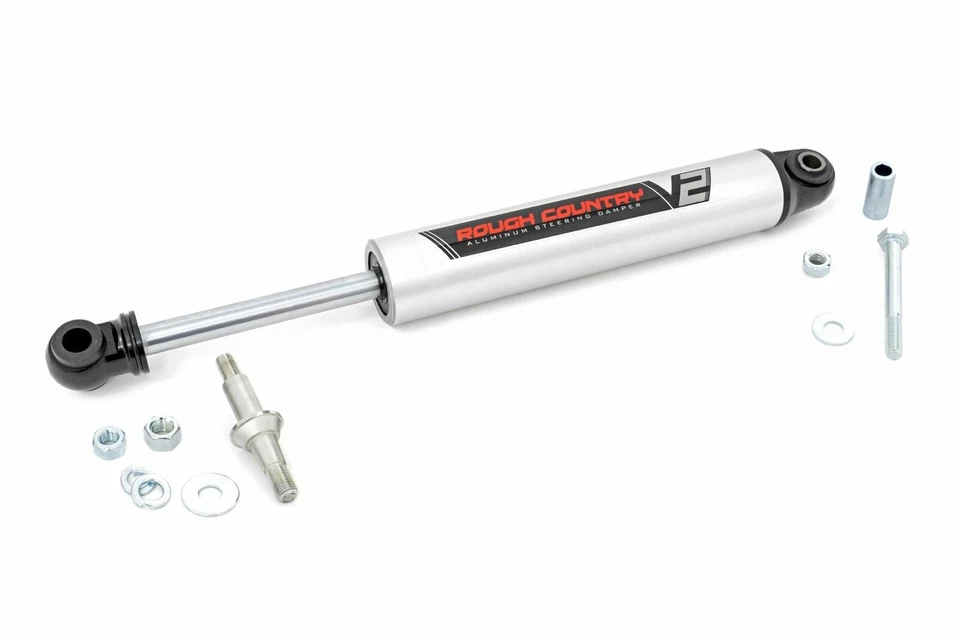 Rough Country V2 Steering Stabilizer for Jeep TJ, YJ, XJ, WJ, ZJ MJ & GM - Image 1 of 1