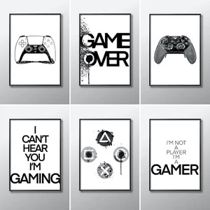 Gaming Prints, Boys Bedroom Decor, Gamer Poster, Games Room Wall Art, Teen Gifts - Picture 1 of 23