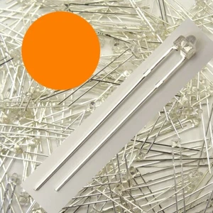 LED 1,8mm Naranja Claro Cantidad a elegir 1/10/25/50 unidades F7/6 - Imagen 1 de 1