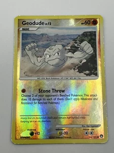 Geodude 84/123 - Reverse Holo Mysterious Treasures Set - Pokemon Card - MP - Picture 1 of 4