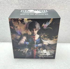 2018 SQUARE ENIX FINAL FANTASY CCG  OPUS VII PRE-RELEASE KIT FACTORY SEALED - Picture 1 of 4