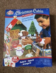 The Elf On The Shelf Christmas Cabin Playset Stickers Accessories Elf Pets NEW - Picture 1 of 6