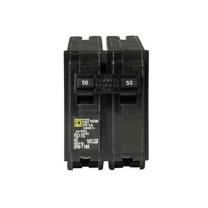 Your One Source HOM250CP 50A Double 2-Pole Plug-On Circuit Breaker Original 1Pck - Picture 1 of 3