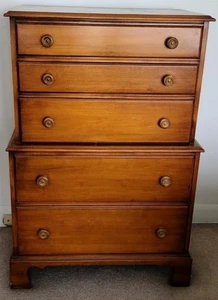Beautiful Vintage Home Office with Storage Drawers - Chest on Chest Design - VGC - Picture 1 of 11