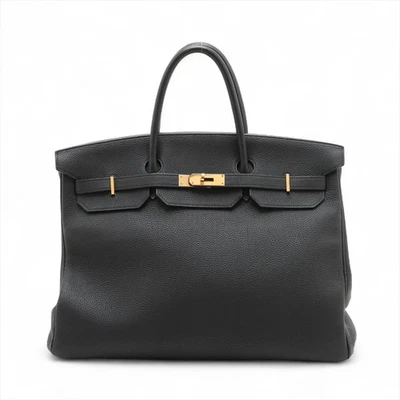 Accesorios de metal Hermès Birkin 40 Le Tournay Togo negro dorado T:2015 Foto 1 de 4