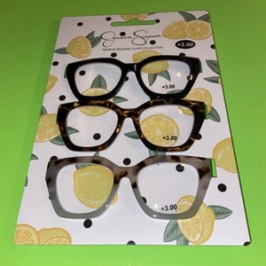 NEU! JESSICA SIMPSON PREMIUM LESEBRILLE SET / +3,00 - Bild 1 von 5