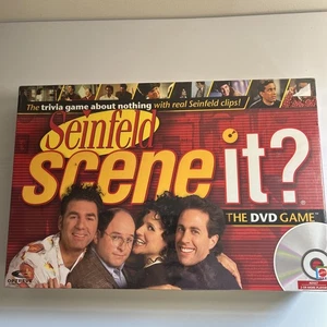 Mattel Seinfeld Scene It? Interactive Trivia DVD Board Game (NEW & Sealed) - Picture 1 of 3