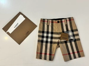 Authentic Burberry Boys' Royston Tailored Plaid Shorts Size 4Y - Picture 1 of 7