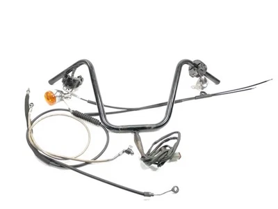 06 Harley Sportster XL1200 14" Ape Hanger Handlebar Cables Switch Clutch Set Kit - Image 1 of 4