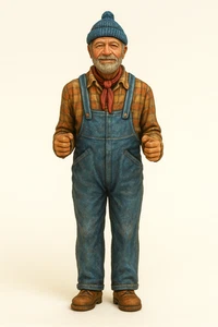 TG62 Lobster Boat Captain – Highly Detailed Scale Model Figure for RC Boats & Di - Picture 1 of 26