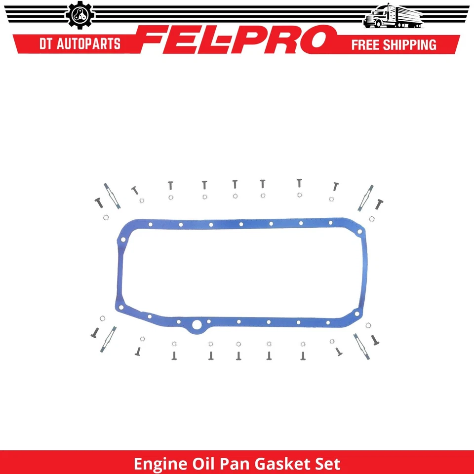 For 1957 Chevrolet One-Fifty Series Engine Oil Pan Gasket Set Fel-Pro - Image 1 of 1