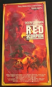Red Scorpion VHS VCR Tape(1989) Vestron Pictures Dolph Lundgren 1993 Starmaker - Picture 1 of 6