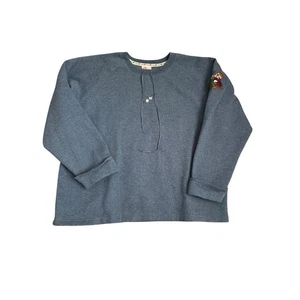 Disney Store Vintage mürrischer Pullover bestickt Oberteil Langarm blau Damen XL - Bild 1 von 5