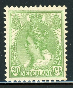 NETHERLANDS MNH Selections: Scott #74 20c Yellow Green 1898 CV$1200+ - Picture 1 of 1
