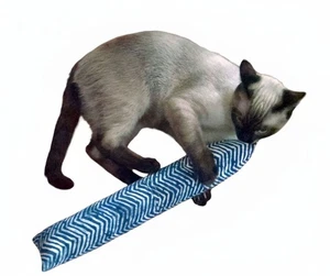 (Refillable) 15" Catnip Cat Kicker Toy (Kicker filled with 1 oz Canadian Catnip) - Picture 1 of 32