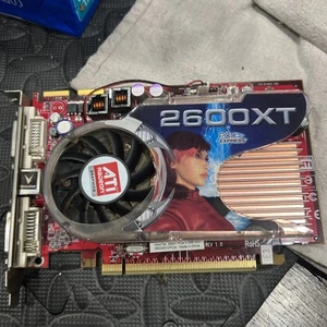 ATI RADEON HD 2600XT VISIONTEK 512MB 128BIT GDDR3 PCIE GRAPHICS CARD F8-3(1) - Picture 1 of 3