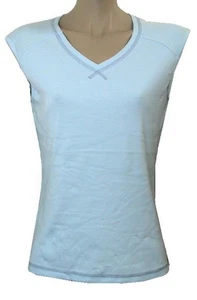 H2O Damenshirt Achsel T-Shirt Shirt Grösse L Oberteil Blusen Top Blau NEU - Bild 1 von 1