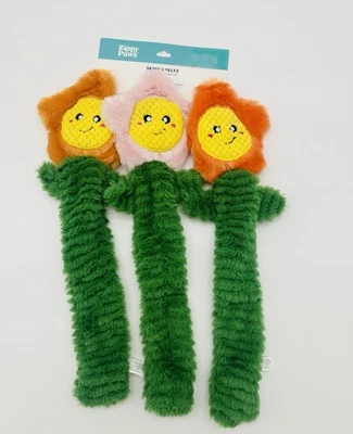 Zippypaws Dog Skinny Peltz 3 Pack Large Garden  Flowers NWT Free Shipping - Image 1 of 4