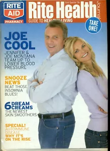 RITE HEALTH JOURNAL - 2006 - NFL - JOE MONTANA + JENNIFER MONTANA COVER - Bild 1 von 1