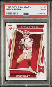 BROCK PURDY-49ers- 2022 Rookies & Stars Rookie Card #145 Graded PSA 9 - Picture 1 of 2
