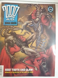2000AD Prog 728, UK comic - Nice VFN+ clean - Featuring JudgeDredd - 27 Apr 1991 - Imagen 1 de 3