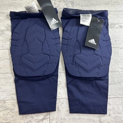 2 NEW Adidas Techfit Climalite Sport Compression Padded Knee Sleeve Size LT - Imagem 1 de 4