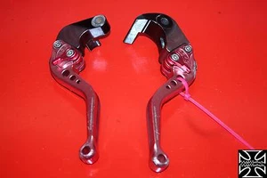13 2013 SUZUKI GSXR600 AFTERMARKET LEFT RIGHT CLUTCH BRAKE LEVERS - Picture 1 of 11