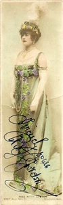 VINTAGE ACTORS/ACTRESSES - KITTY GORDON - signed book post/mark - good - Picture 1 of 1