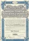Belgien 1949: Briqueteries & Ateliers Landuydt S.A. Terhagen