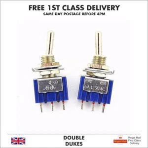 Mini interruptor de conmutación de enganche 3 pines ON/ON SPDT 6A 125VAC/3A 250VAC 2 vías hágalo usted mismo PCB - Imagen 1 de 6