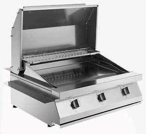 Palazzetti in Giardino Gioia Barbecue Gas GPL Metano Inserto Acciaio 70x70 H40cm - Picture 1 of 7