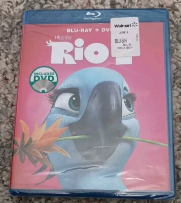 Rio 2 Blu-Ray + DVD New Sealed - Image 1 of 2
