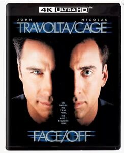 Face off 4K Ultra Bluray UHD John Travolta Nicolas Cage John Woo Wick Oz New