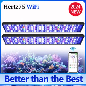 PopBloom H75 Marine Aquarium Led Light Full Spectrum for 90-360cm Marine Coral - Picture 1 of 16