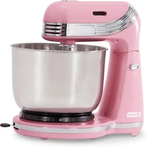 Elektrischer Standmixer mit 3 Quart Edelstahlschüssel Knethaken & Mixer Rührbesen - Bild 1 von 6