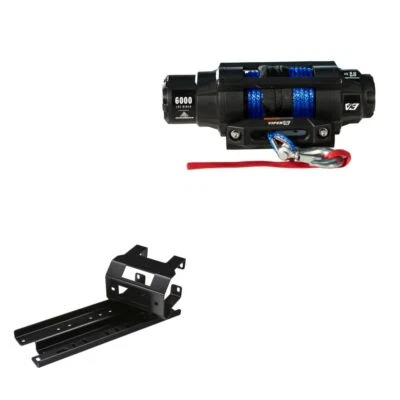 Viper 6000lbs V3 Winch With Mount For Polaris Sportsman X2 800 2007-2009 - Image 1 of 3