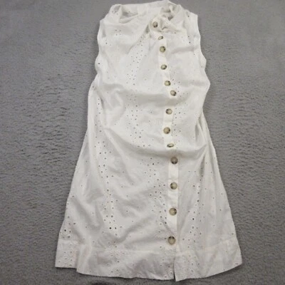 Allsaints Spitalfields Nanette Dress size 12 Lace Ebroidered Fairy Whimsy Button - Image 1 of 4